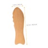 KOMBIUDA Convenient Beauty Tool 2pcs Wooden Massage Gua Sha Universal