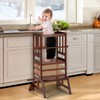 COSYLAND Toddler Standing Tower - Adjustable Height Toddler Kitchen Stool
