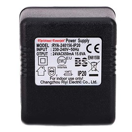 Christmas Concepts® 24V 650MA AC Adaptor Without Lead - Suitable For Christmas Rope Lights + Decorations
