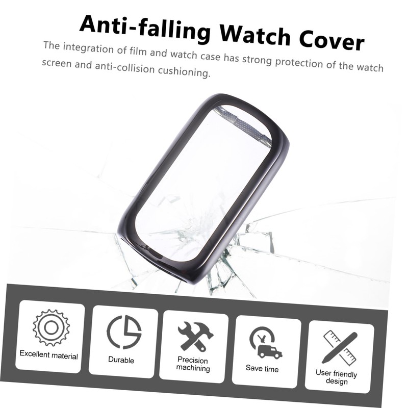 BIUDECO 2pcs Modern Watch Cover Stylish Protector for TPU Case