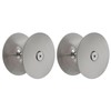 OSVJE 2 Pack Brushed Stain Nickel Round Door Hole Cover