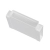 220 x 55 mm White ABS Plastic T-piece Flat Duct