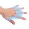 2P Finger Webbed Swimming Gloves Duck Hand Flippers Swimming S 3ea