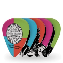 D'Addario Beatles Guitar Picks, Sgt. Pepper's 50th Anniversary, Heavy, Pack de 10
