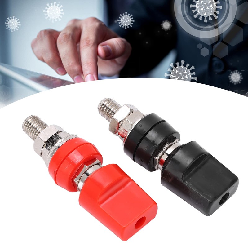 2Pcs Battery Terminal M8 Stud Remote Battery Binding Post with