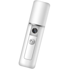 Mini Humidificador Facial Portátil Pulverizador de Nanoniebla, Capacidad 20ml y Batería 550mah para Limpieza Profunda y Cuidado Piel
