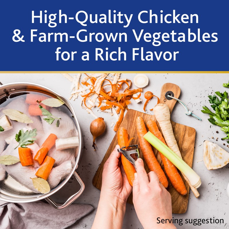 COLLEGE INN Unsalted Chicken Stock, 12 Pack, 32 oz Carton