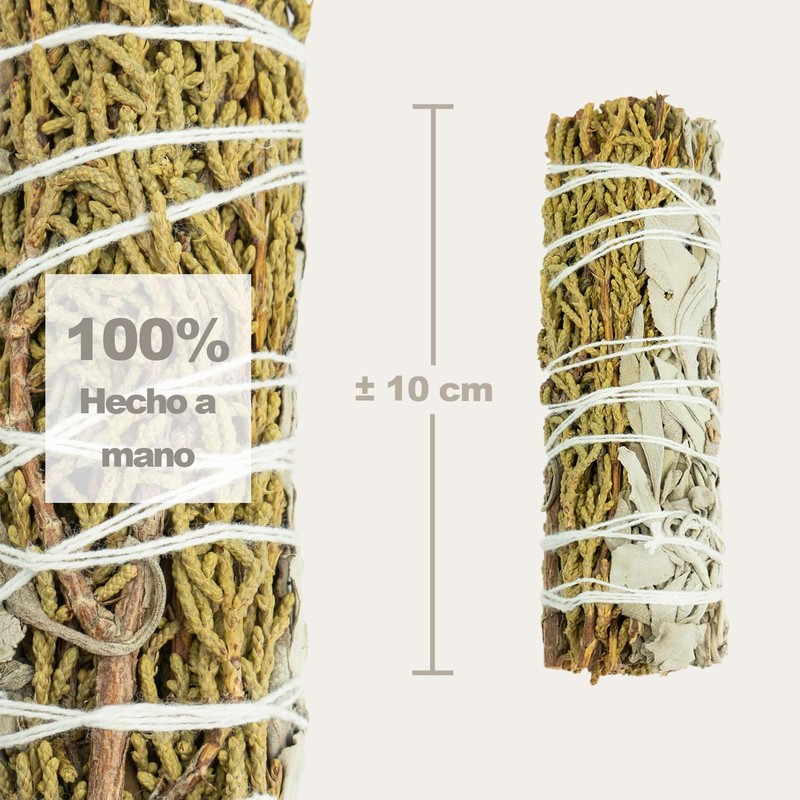 MUT22 5 Sage and Juniper 10cm Premium Californian, 100% Natural