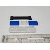 Non-operating Lightbar 1/18 Scale Clear Blue Code 3 MX7000 Lightbar