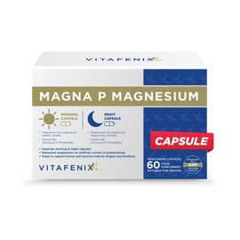 Vitafenix Magnesium Glycinate 4in1 Complex with Citrate, Malate, Taurate & Vitamin B6| High Strength, Elemental, Chelated, Vegan Magnesium for Sleep, Anxiety, Restless Legs, Fibromyalgia| 60 Capsules