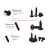 LBY 1000pcs M2.3 M2.6 Truss Head Self-Tapping Screws, Wafer and