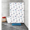Kleine Wolke showercurtain, 100% PEVA, Blue, 180 cm x 200
