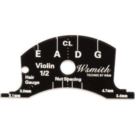 Jiayouy 3pcs Fingerboard Scraper Making Template Tool 1/2 3/4 4/4 Violin Bridges Repair Reference Tool Black