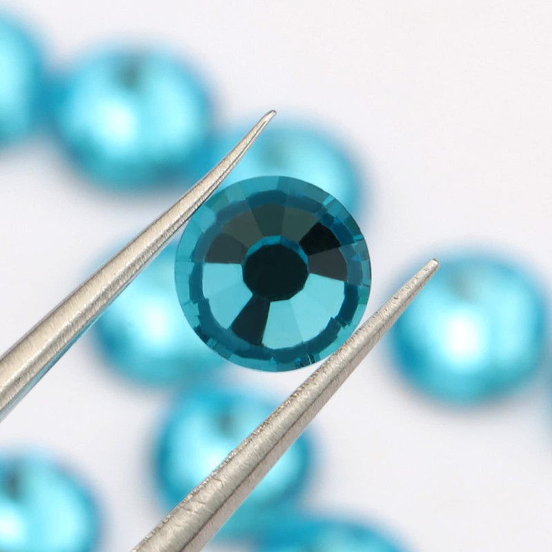 Dowarm 1440 Pieces Hotfix Crystal Rhinestones, Hot Fix Crystals for