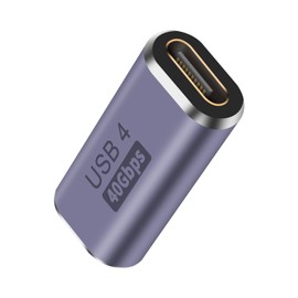 Duttek USB Type C Repeater Adapter, USB Type C Extension Adapter, 40Gbps USB Type C Conversion Adapter, Supports 8k@60HZ and 100W 5A Fast Charging, Compatible with Thunderbolt 3/4 and USB Type C