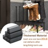SINKHANUN Boot Rack Shoe Organizer - Double Layered Boot Organizer