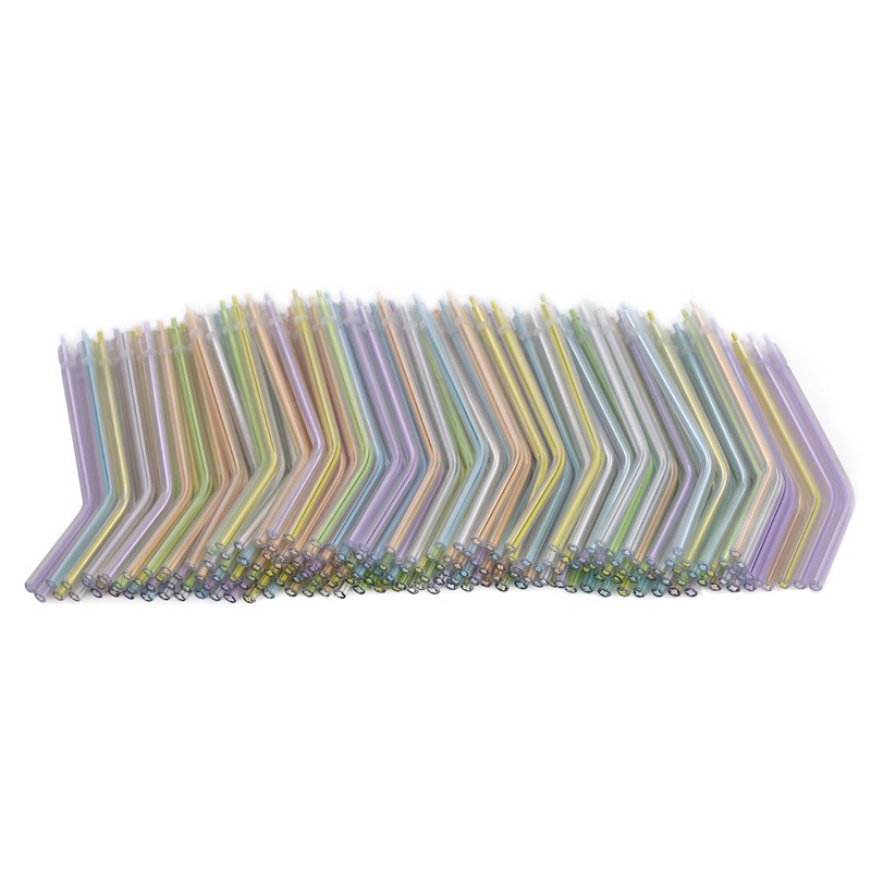200pcs Dental Disposable Air Water Spray Nozzles Tips Tubes For