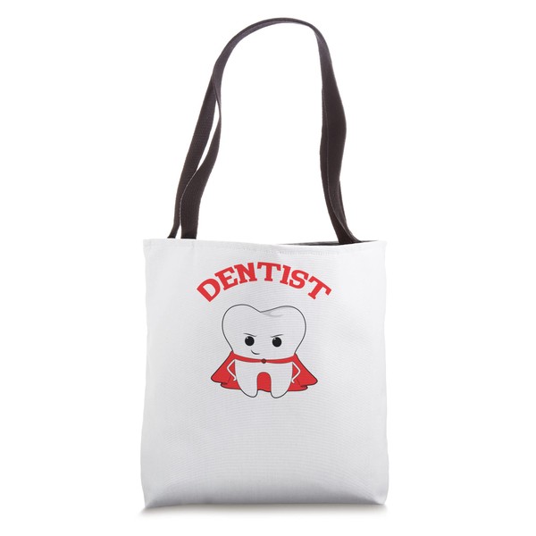 White Clean Teeth Dentist Tote Bag