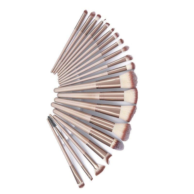 20pcs Makeup Brushes Soft Nylon Hair Skin Friendly Cosmetic Brush