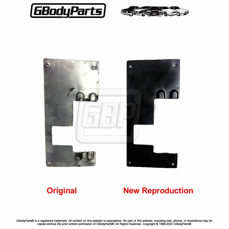 Gbodyparts 83-84 Hurst/Olds 4 Speed Lightning Rod Shifter METAL Plate