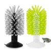 2pcs Turtle Brush with Suction Cup, Tortoise Shell Cleaning Scrub,