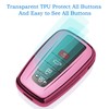 Autophone for Toyota Key Fob Cover with Keychain Soft TPU
