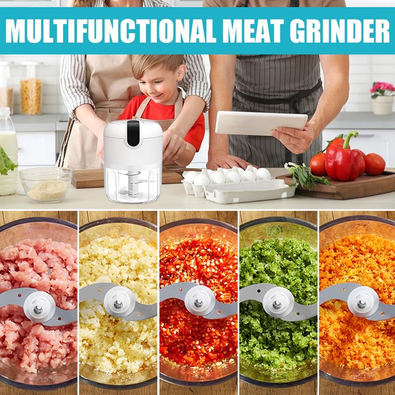 Electric Kitchen Chopper, Onion Chopper Electric 350 ml, Electric Kitchen