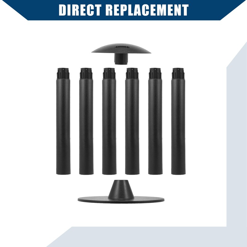 Hihaha Boat Cover Support Pole ABS Adjustable Height from 12"