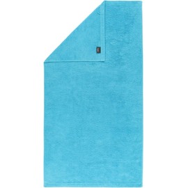 Cawö Bath towel, plain blue size 70x140 cm