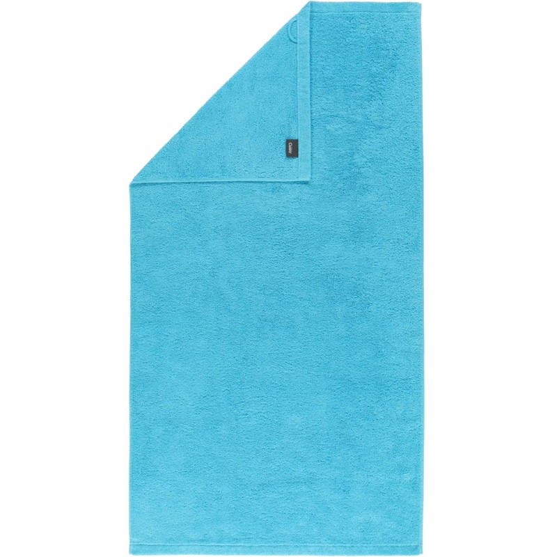 Cawö Bath towel, plain blue size 70x140 cm