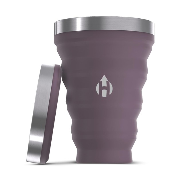 HYDAWAY Collapsible Pint - 16 oz, Silicone & Steel Rim