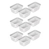 Glad Plastic Storage Basket Set - Multipurpose Drawer Trays, Kitchen