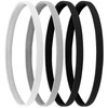 Thin Headbands for Women 4 Pcs Non Slip Elastic Sports