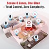 Daytech Strobe Siren Alarm Home Caring Loud Outdoor SOS Alert
