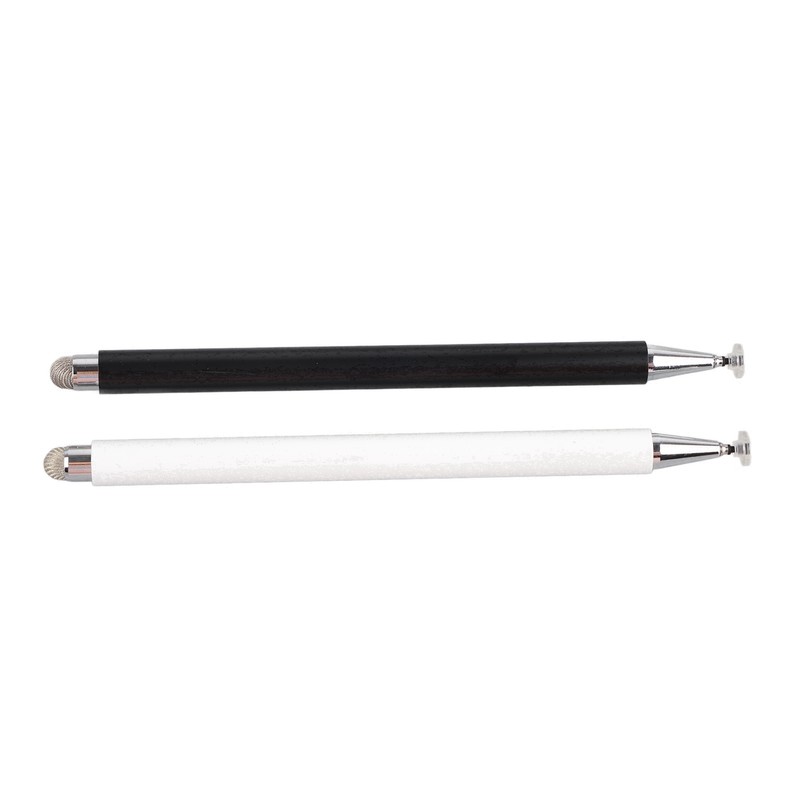 2pcs Stylus Black White Magnetic Suction Handwriting Stylus Universal Capacitive