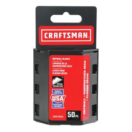 CRAFTSMAN Utility Knife Blades, Drywall, 50 Pack (CMHT11937L)