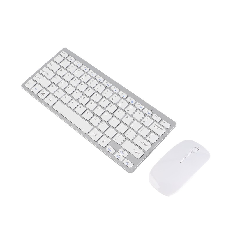 Keyboard Mouse Set 2.4G Wireless 78 Keys USB Thin Etched