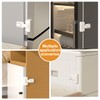 2Pack Fridge Locks for Kids, Child Proof Refrigerator Door Locks