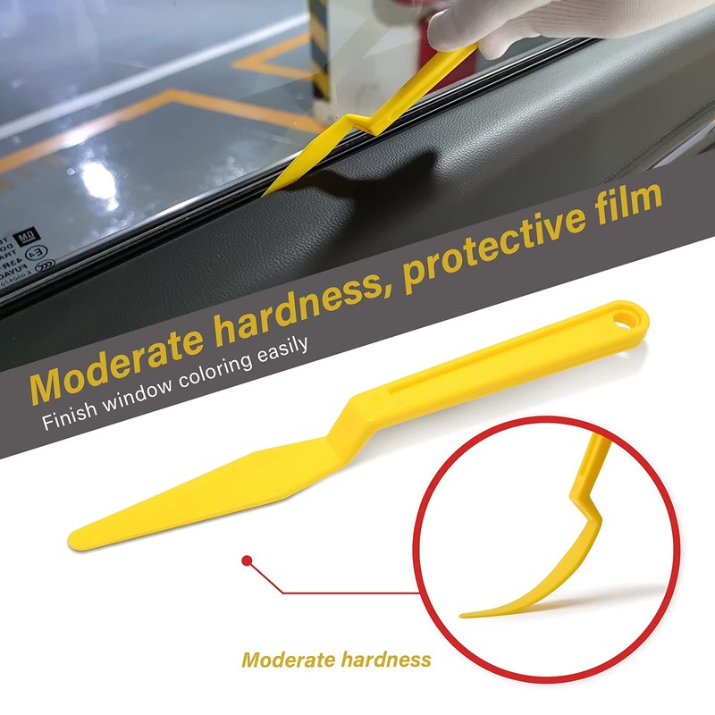Vehicle Tint Squeegee PPF Tools Car Wrap Kit Corner Shank