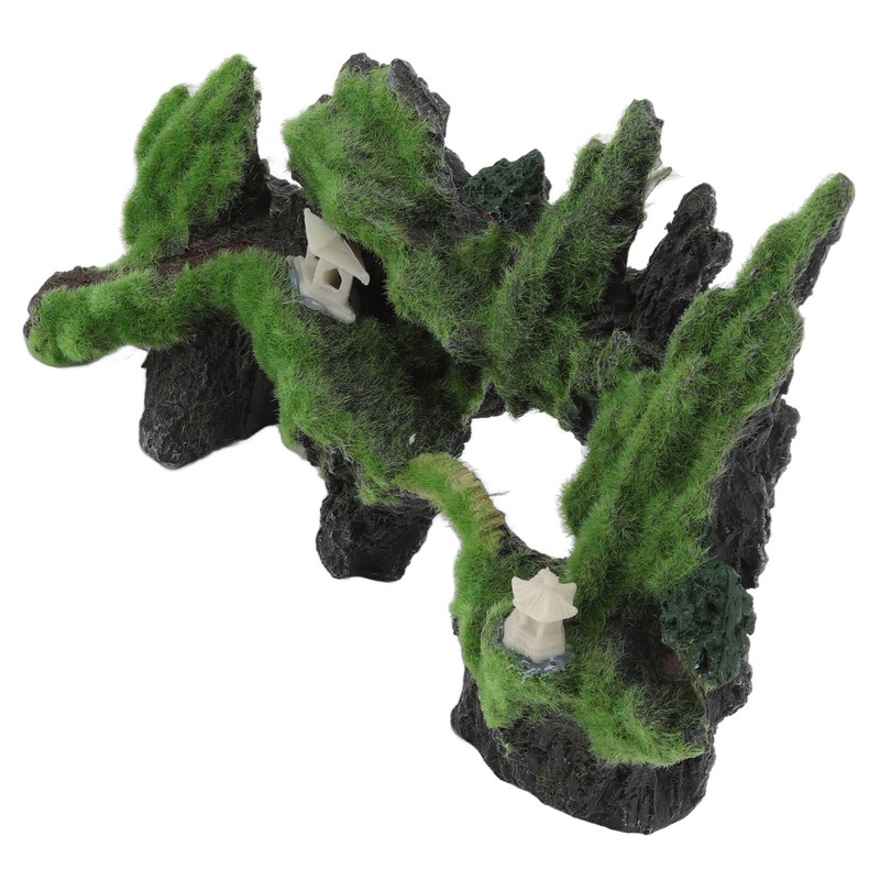 Moss Rockery Aquarium Decoration Artificial Moss Rockery Ornament for Aquarium