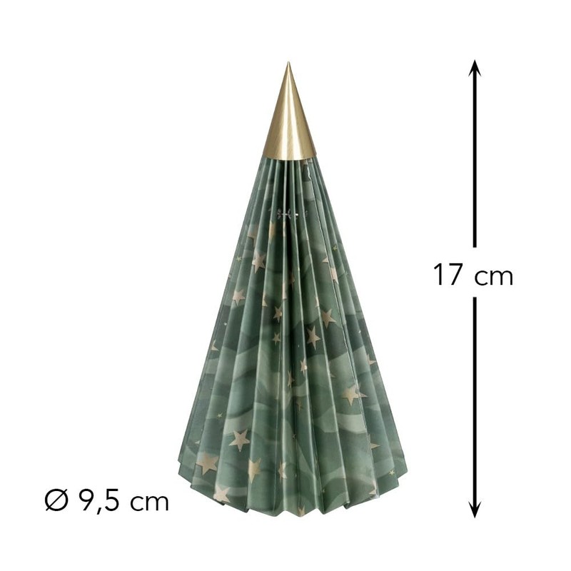 Ideen mit Herz Magnetic Folding Fir Tree Honeycomb Tree Decorative