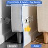 Aolamegs Clear Couch Stoppers to Prevent Sliding, 2-Pack 9" Universal