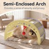 LOVINFURBABY Cat Rocking Bed with Washable Removable Cushion and Sisal