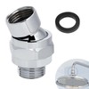 Shower Connector Ball, G1/2 Universal Shower Head Connector Rotatable Adapter
