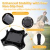 Elevated Slow Feeder Dog Bowl Adjustable Stand,Tilted ABS Base,Fits 5.5-9.5"