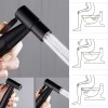 Grifo Para Inodoro Con Válvula Angular De Doble Salida