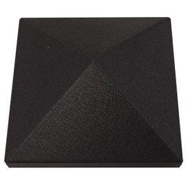 RMP 6 Inch x 6 Inch Pyramid Style Square Caps for Fences, Mailboxes and Posts (1 Pack)