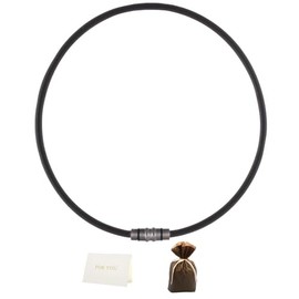 Collantotte Necklace Crest Crest Premium (M: Approx. 18.5 inches (47 cm) (Premium Black), premium black