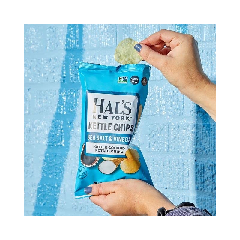 Hal's New York Kettle Cooked Gluten Free Sea Salt &