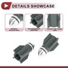 HEROFFIX 4 Pcs Round Head Rocket Shape Tire Valve Stem